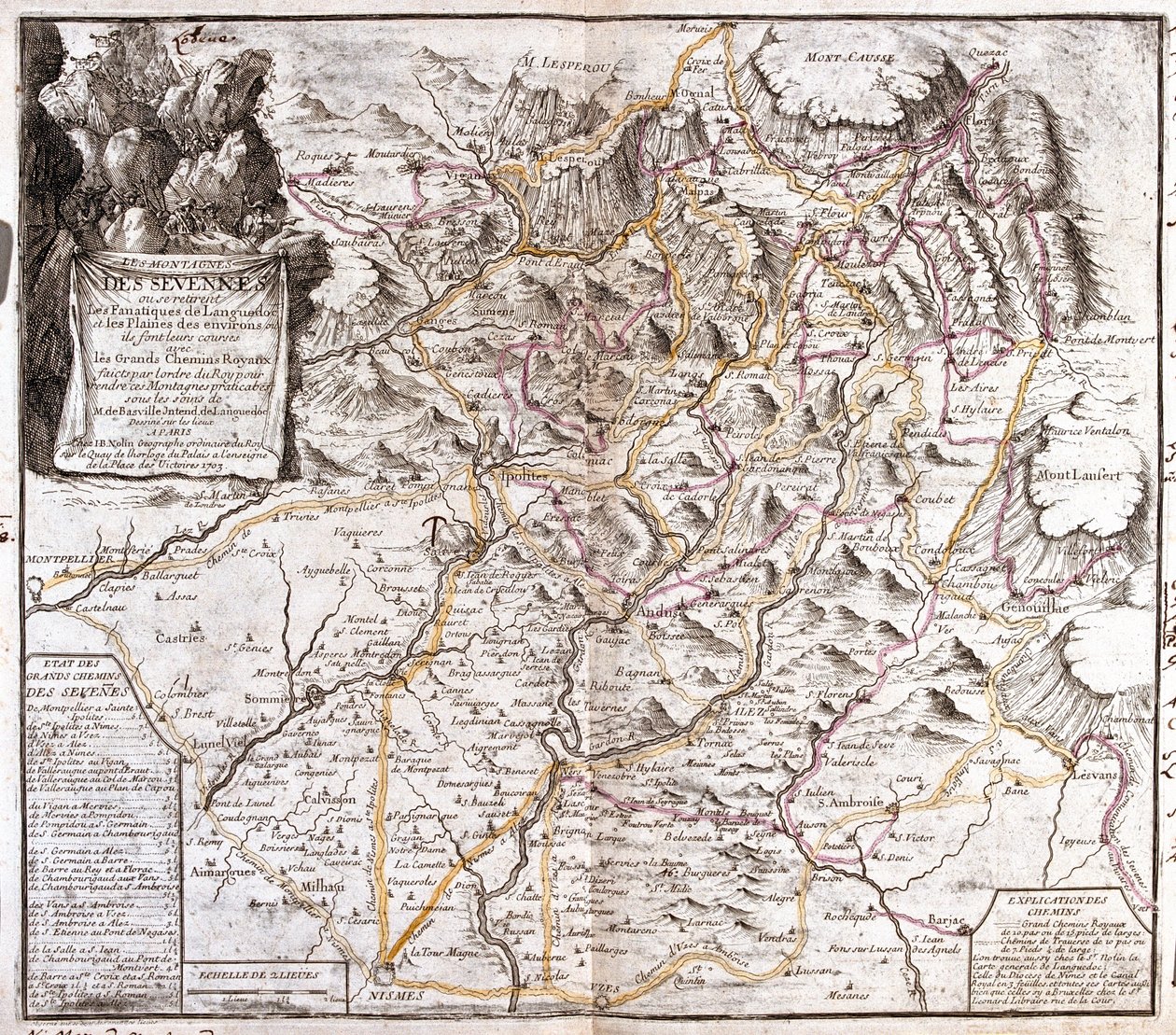 Languedoc-Roussillon, Rhône-Alpes, Frankrig af Jean Baptiste Nolin