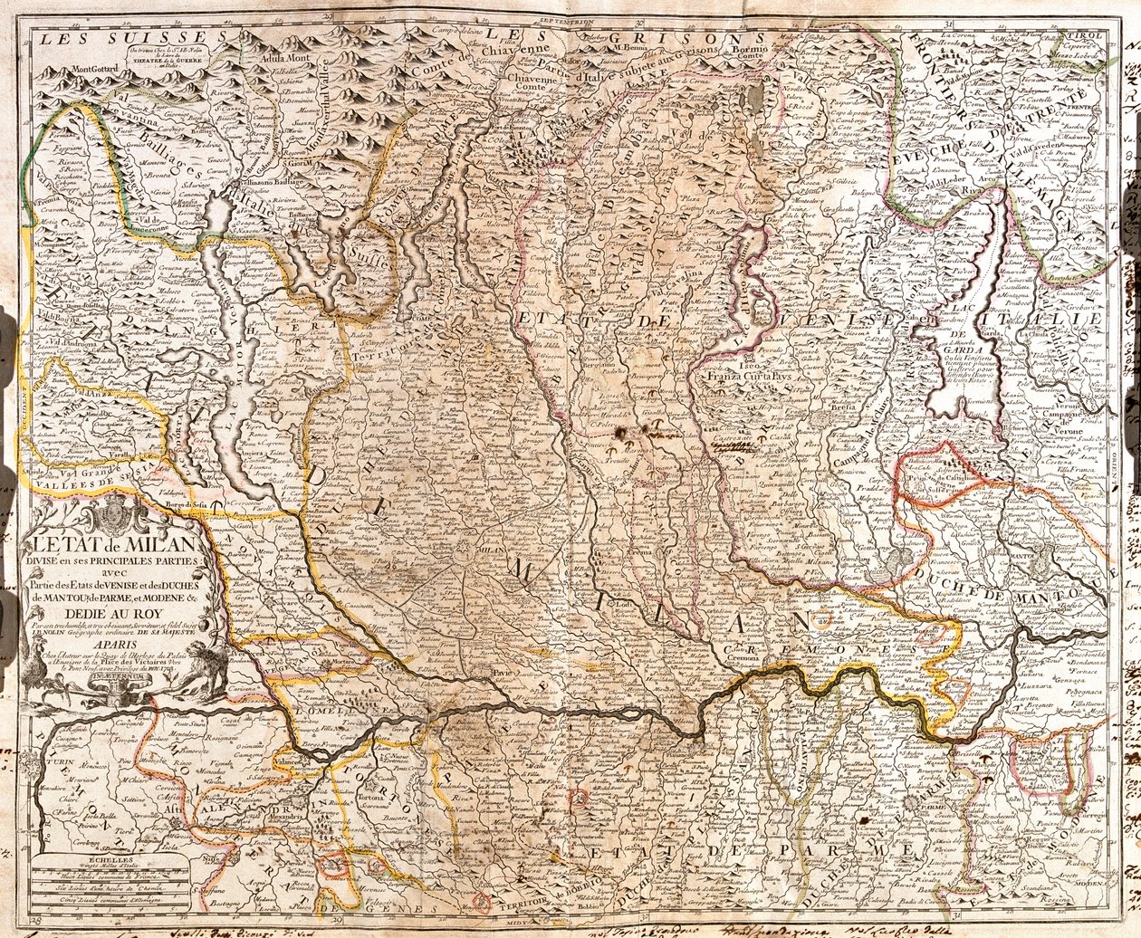 Piemonte, Lombardiet, Trentino-Alto Adige, Veneto, Emilia-Romagna, Italien af Jean Baptiste Nolin