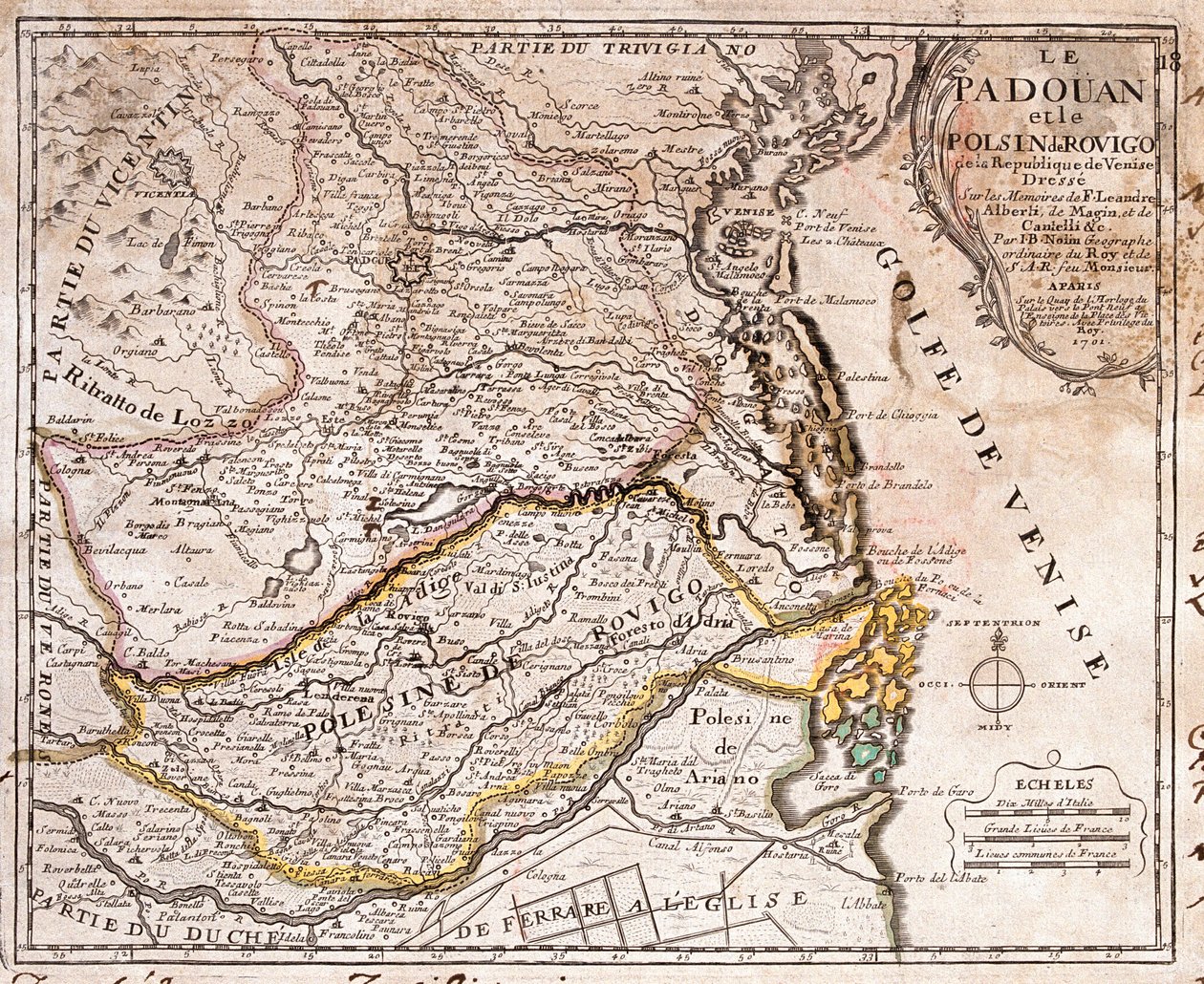 Sydøstlige Veneto, nordøstlige Emilia-Romagna, Italien af Jean Baptiste Nolin