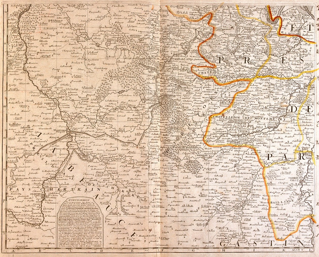 Île-de-France, Centrum, Frankrig af Jean Baptiste Nolin