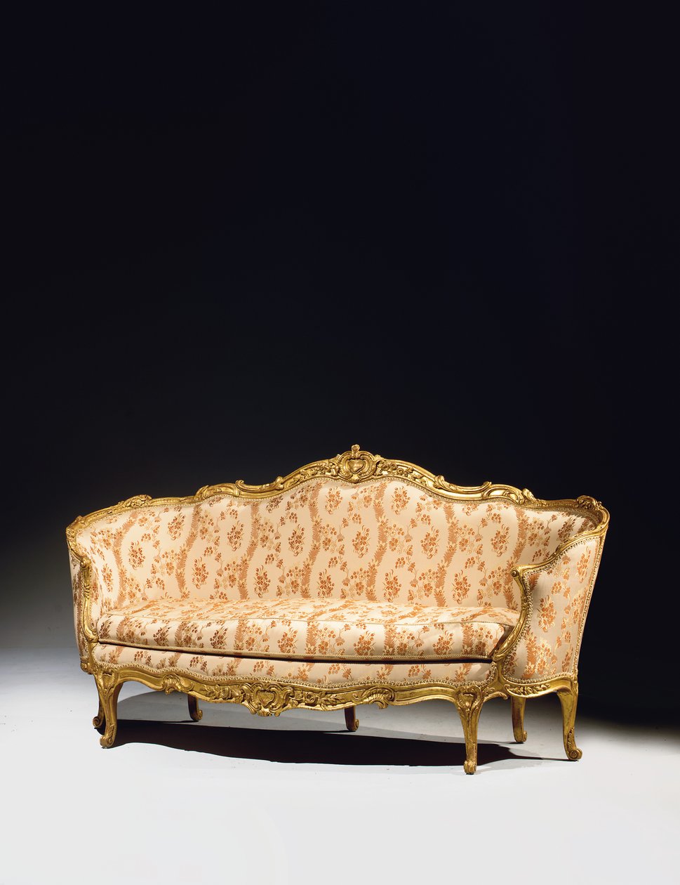 Louis XV sofa af Jean Baptiste Tilliard