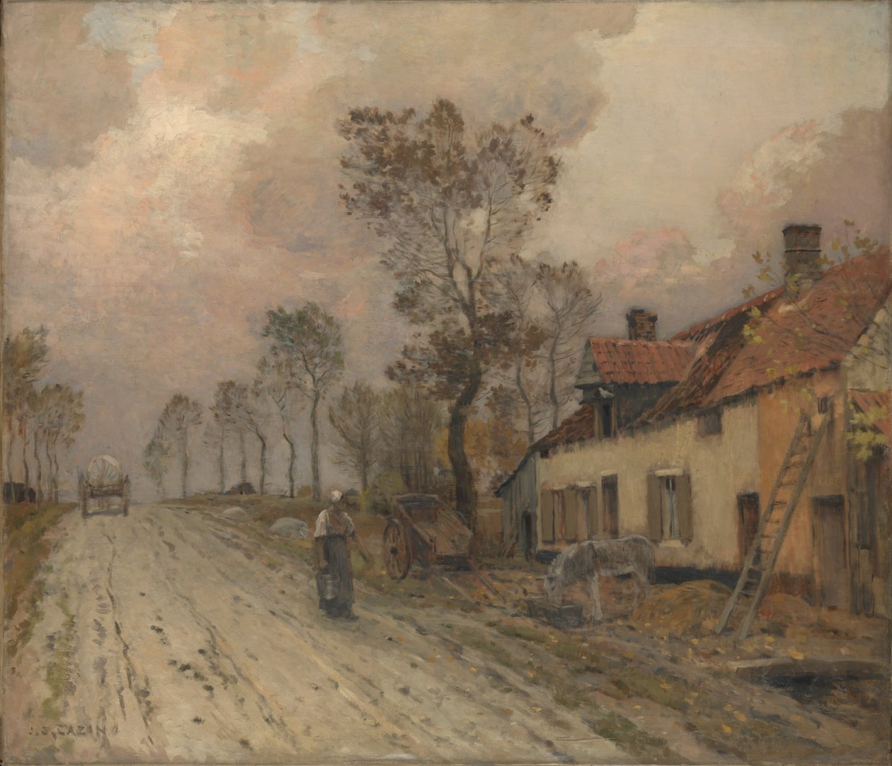 Route Nationale ved Samer af Jean Charles Cazin