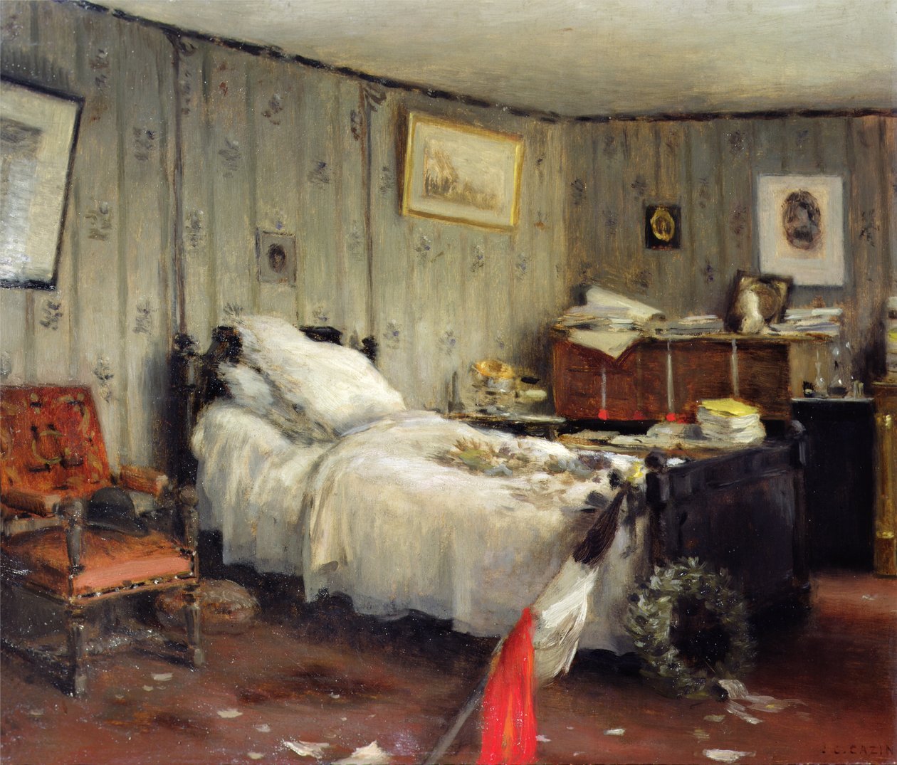 Leon Gambettas ligstue af Jean Charles Cazin