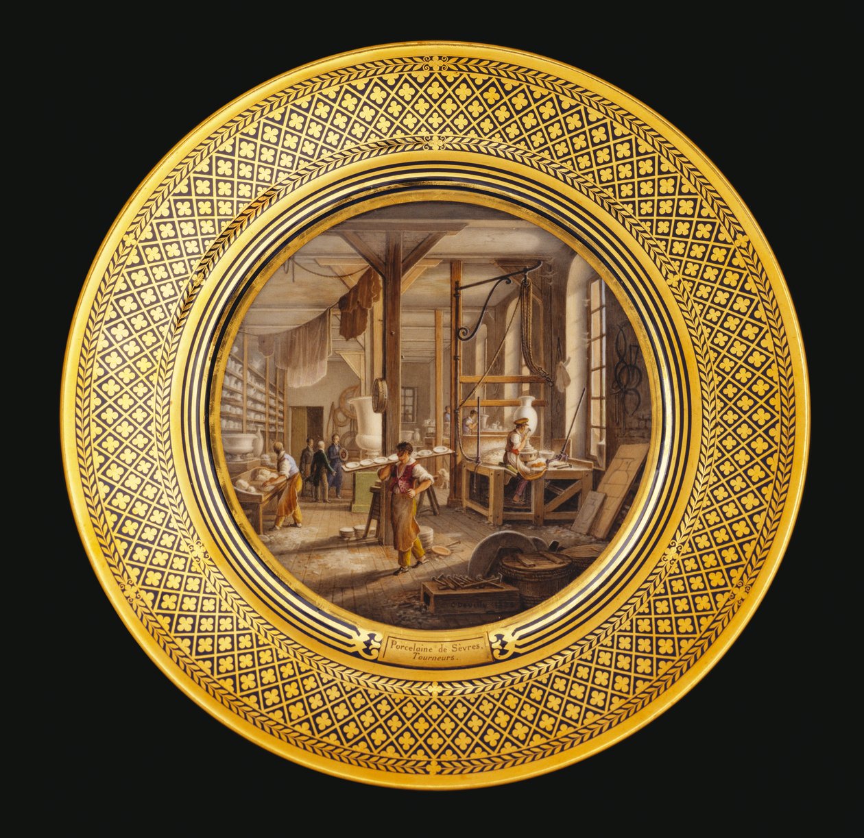 Sevres porcelæn, ca. 1820-1835 (porcelæn) af Jean Charles Develly