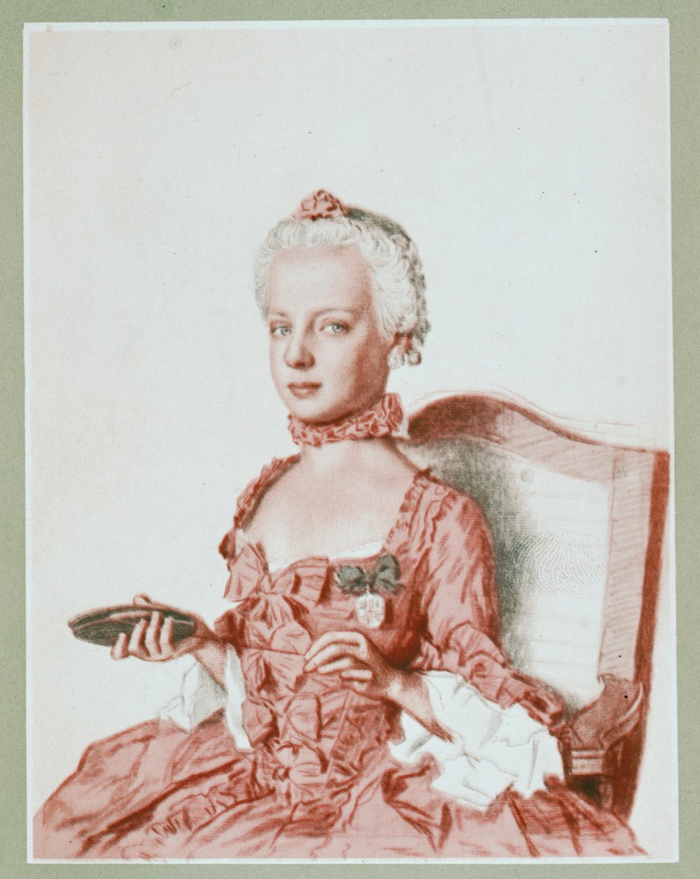 Ærkehertuginde Marie-Antoinette (akvarel på karton) af Jean-Etienne Liotard
