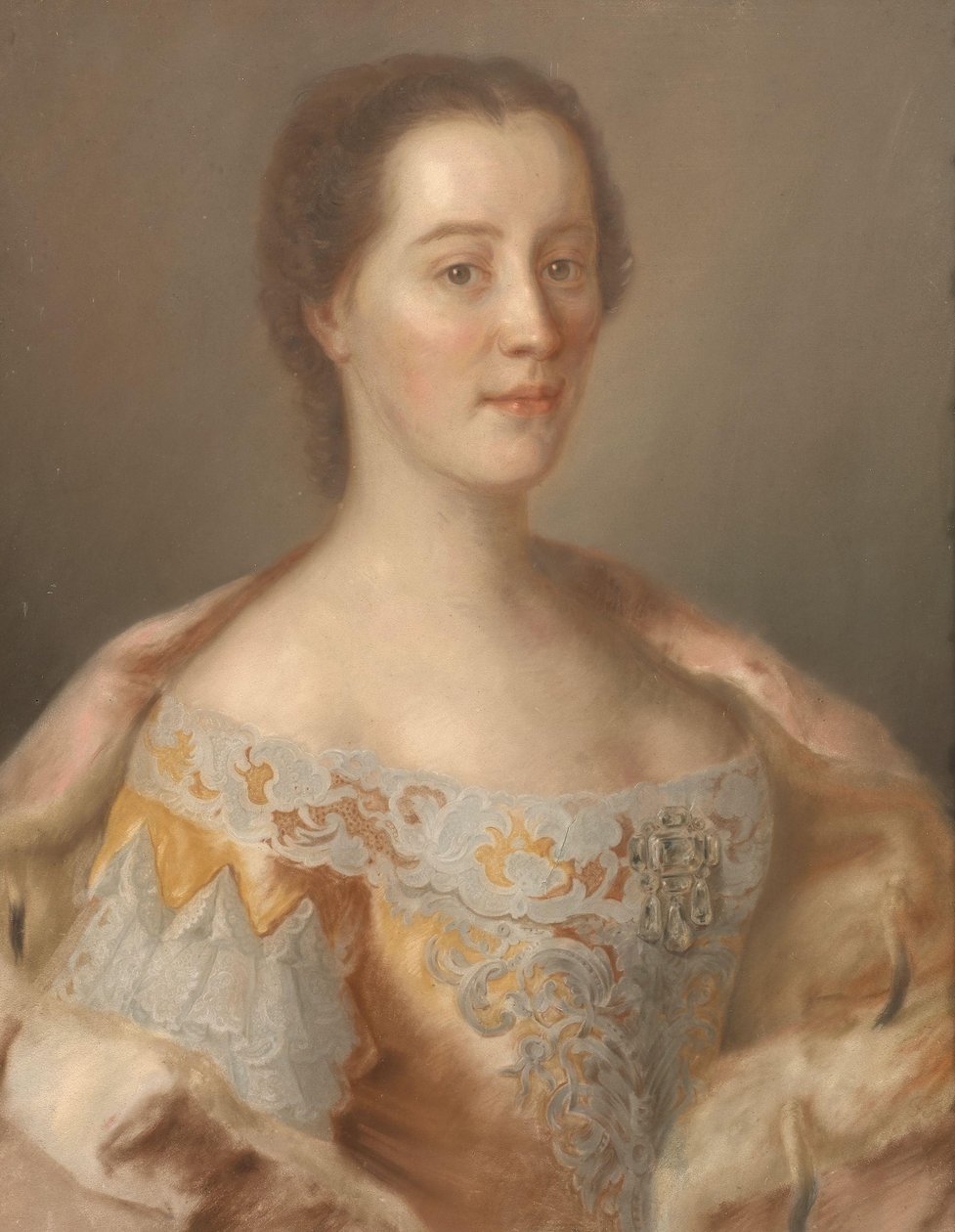 Portræt af ærkehertuginde Maria Anna af Østrig af Jean Etienne Liotard