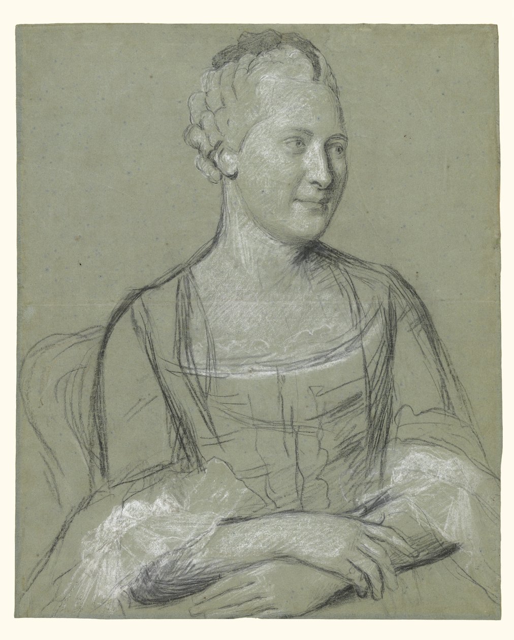 Portræt af en kvinde af Jean-Étienne Liotard