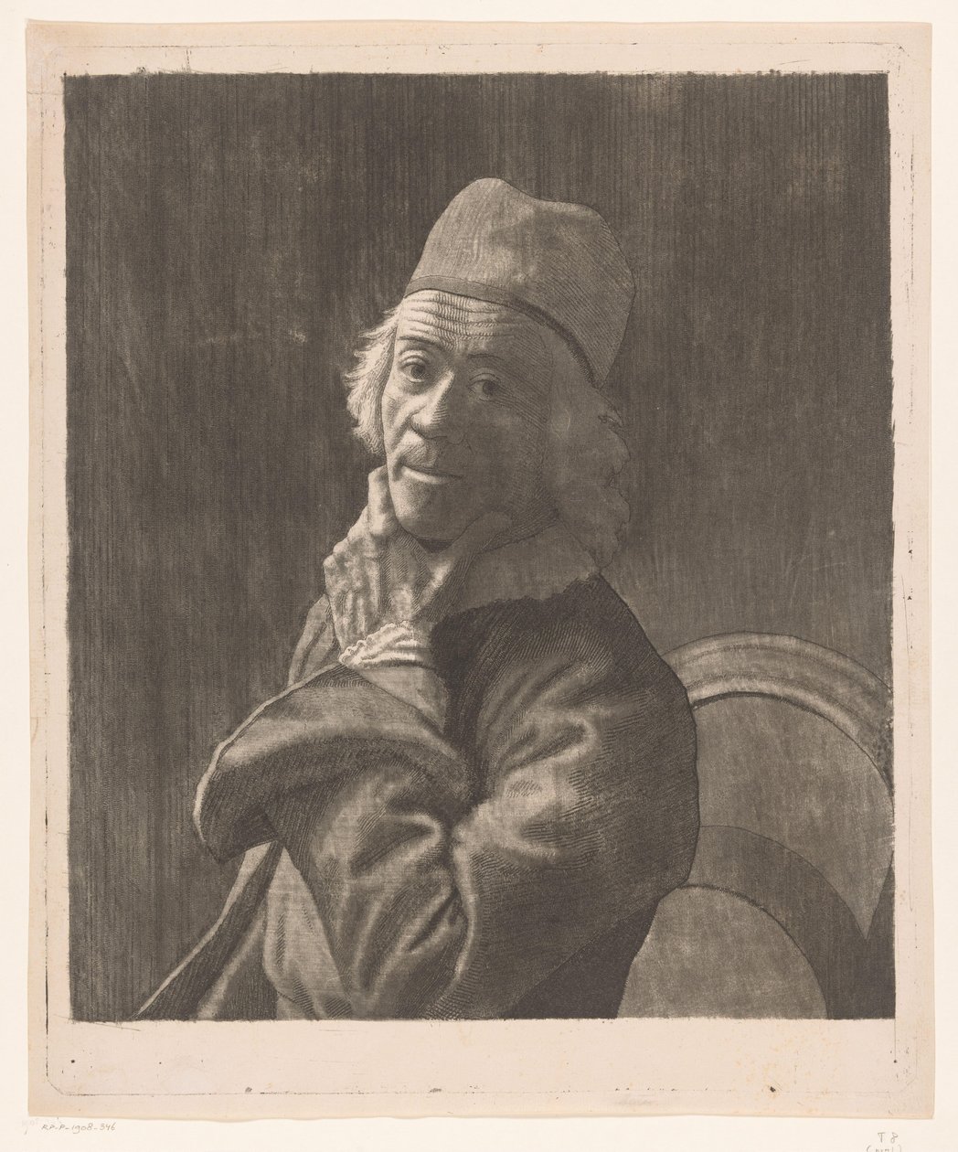 Portræt af Jean-Etienne Liotard af Jean-Étienne Liotard