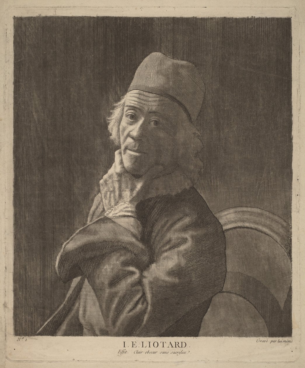Selvportræt af Jean-Étienne Liotard