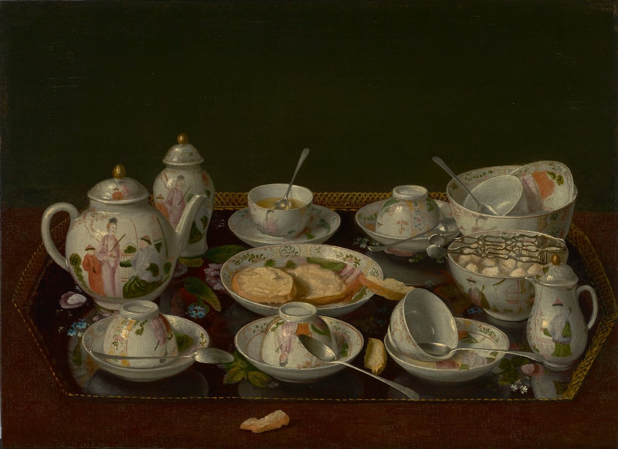 Stilleben: teservice af Jean-Étienne Liotard
