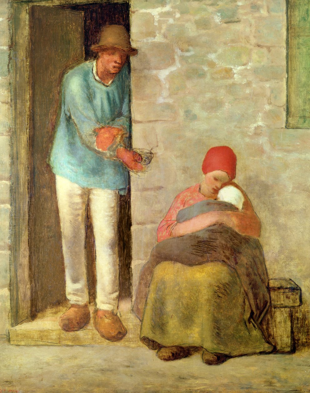 Næring, 1858 af Jean Francois Millet