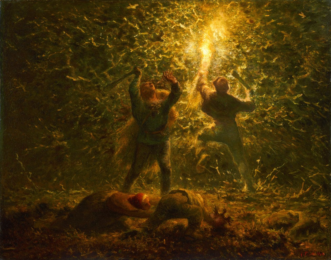 Fuglerederøvere af Jean-Francois Millet