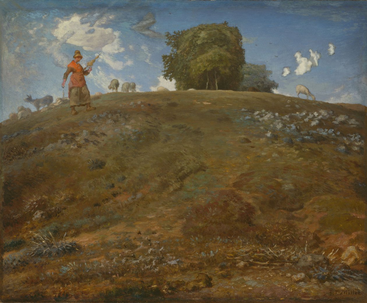 I Auvergne af Jean-Francois Millet