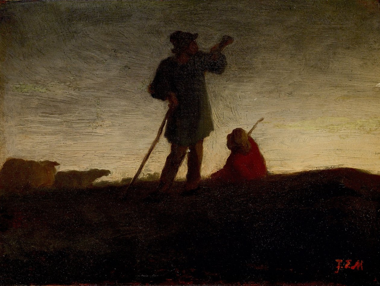 Tilkaldelse af flokken af Jean Francois Millet