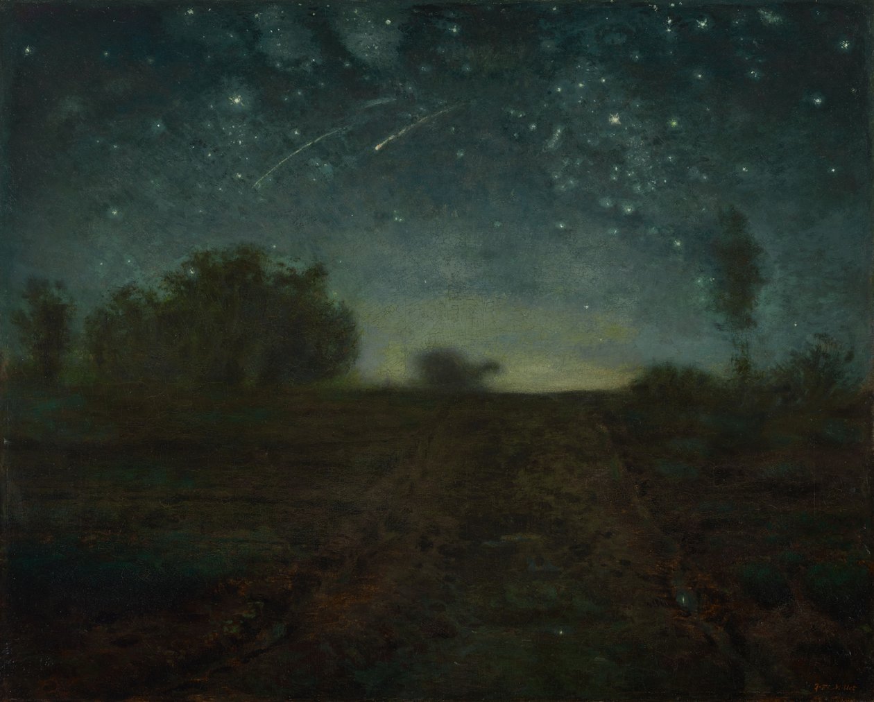 Stjernenat af Jean-Francois Millet
