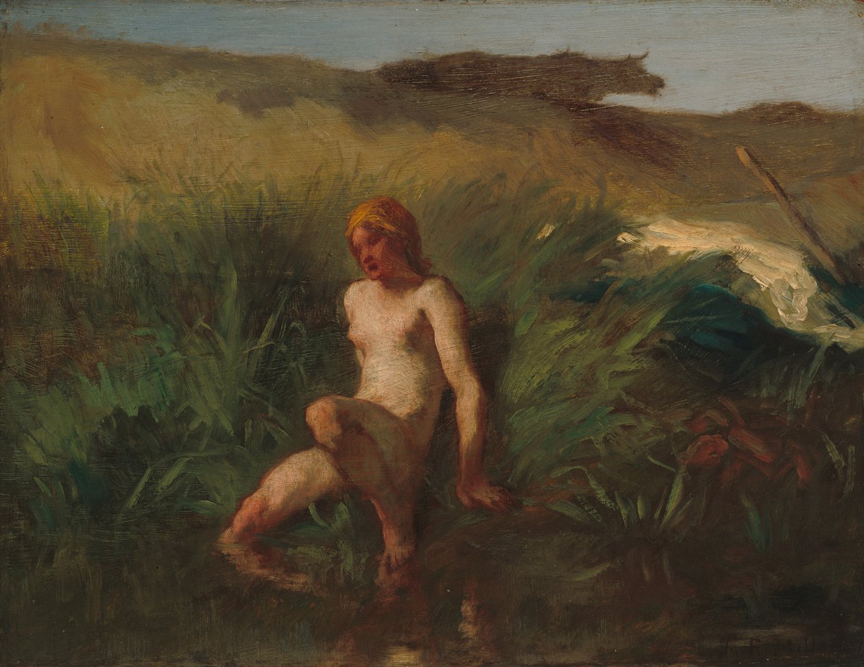 Bademanden af Jean-Francois Millet