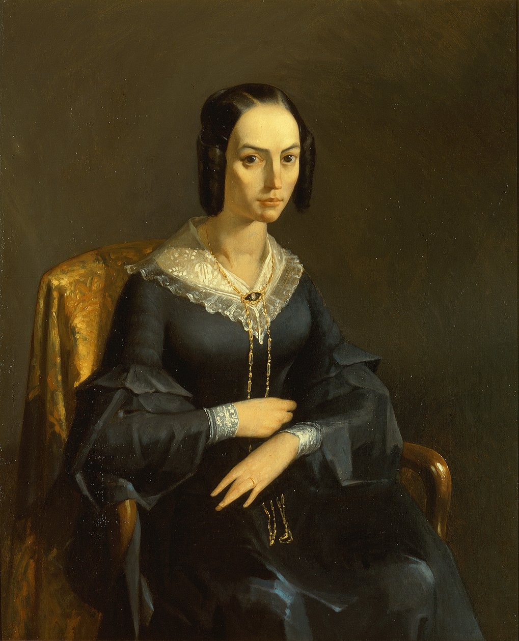Komtessen af Valmont, ca. 1841 (olie på lærred) af Jean-Francois Millet