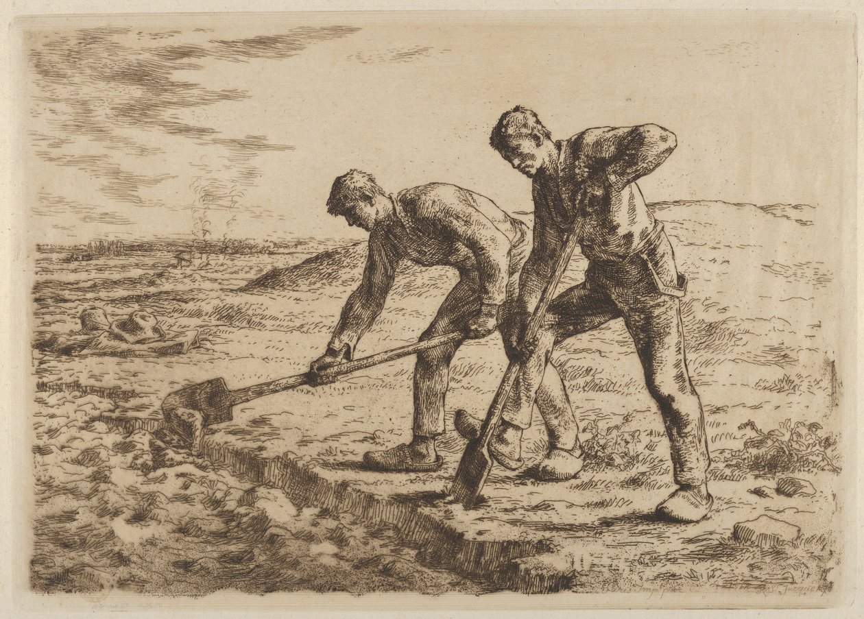 Graverne af Jean-Francois Millet