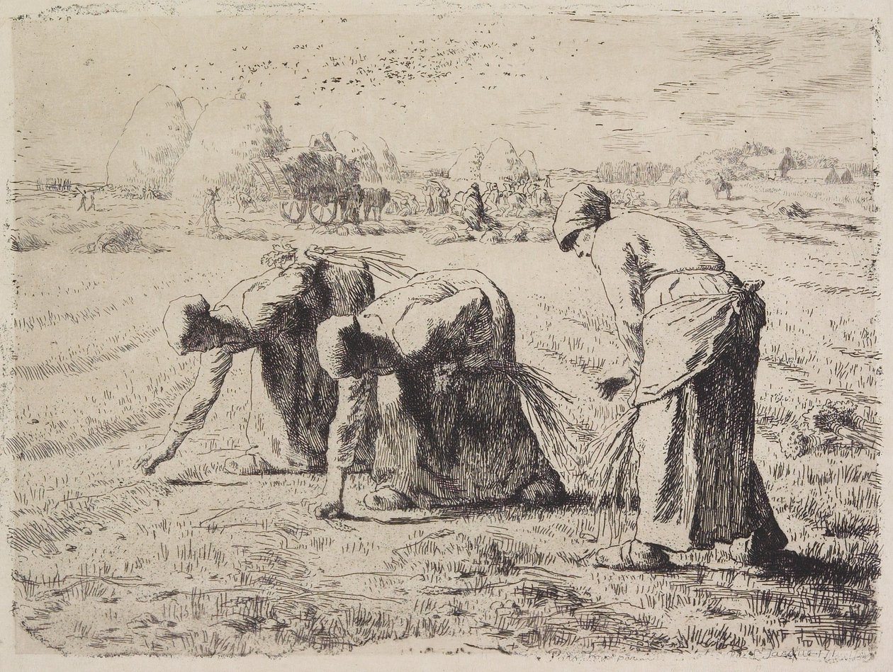 Die Ährenleserinnen af Jean-Francois Millet