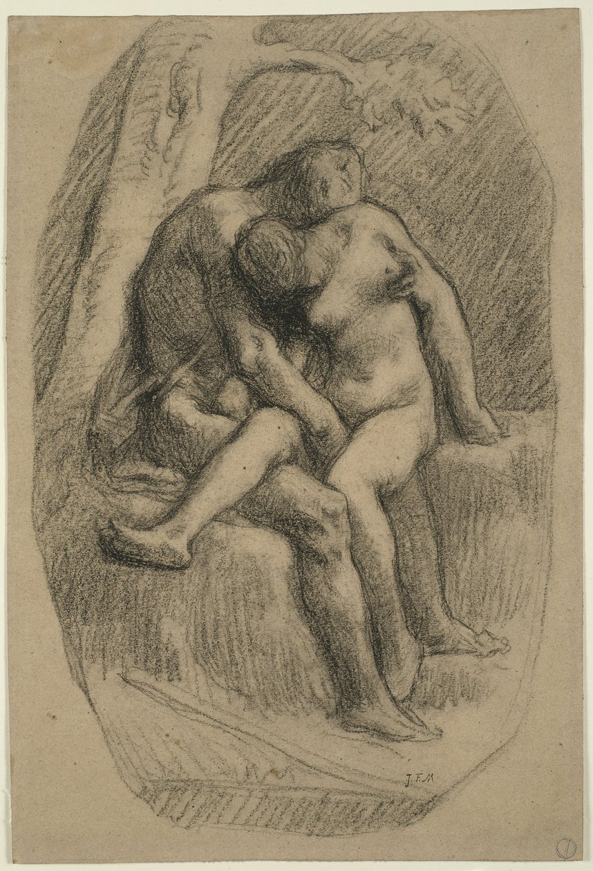 De elskende af Jean-Francois Millet