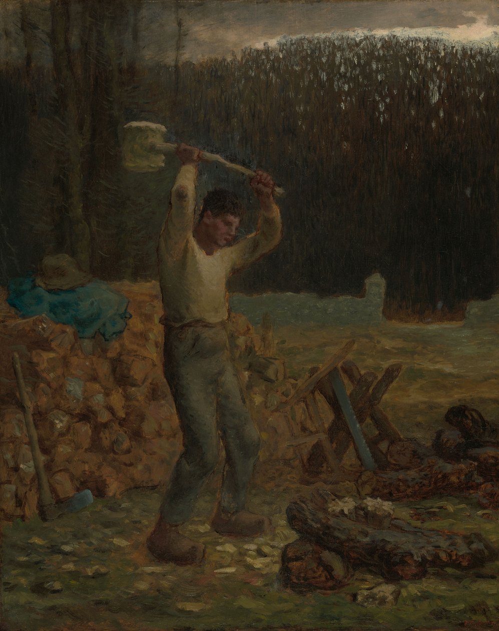 Skovhuggeren af Jean-Francois Millet