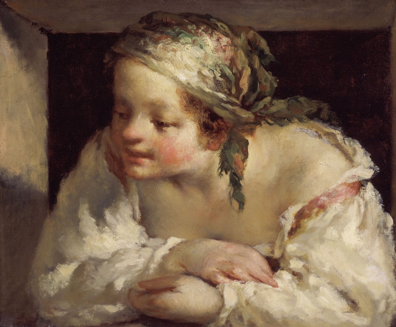 Ung kvinde af Jean-Francois Millet