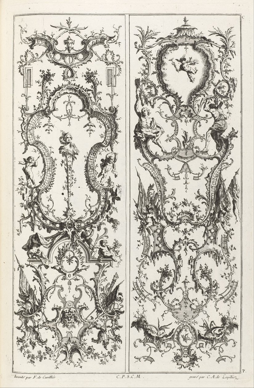 Book of Ornaments af Jean François Cuvilliés