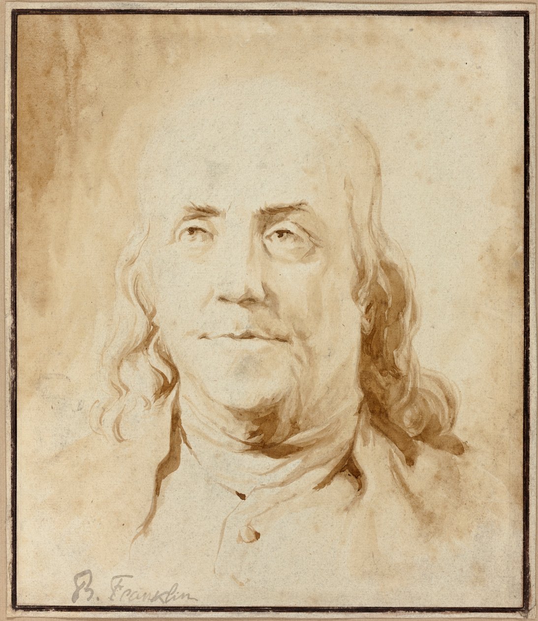 Benjamin Franklin af Jean-Honore Fragonard