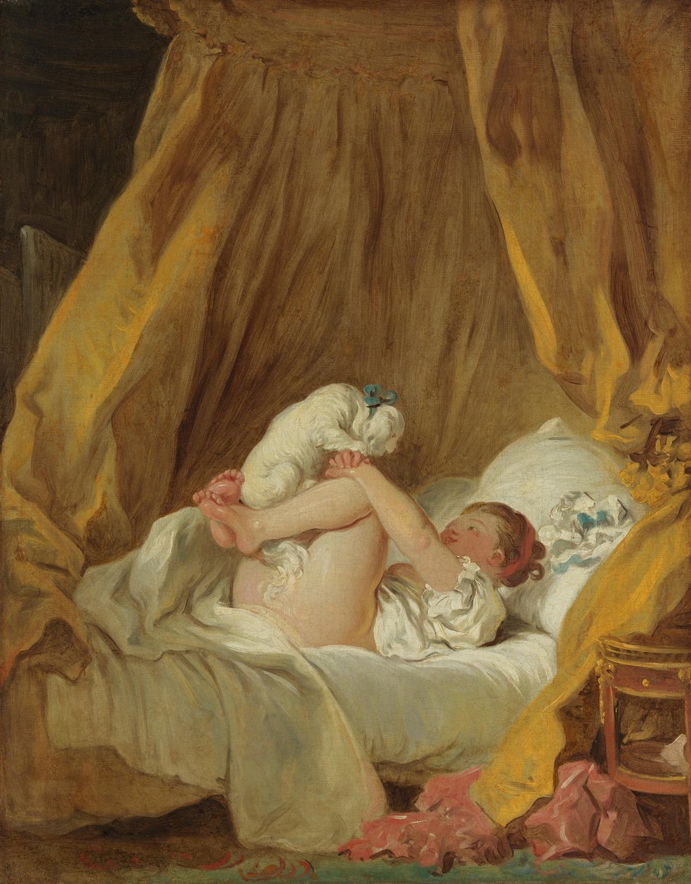 La Gimblette af Jean-Honore Fragonard