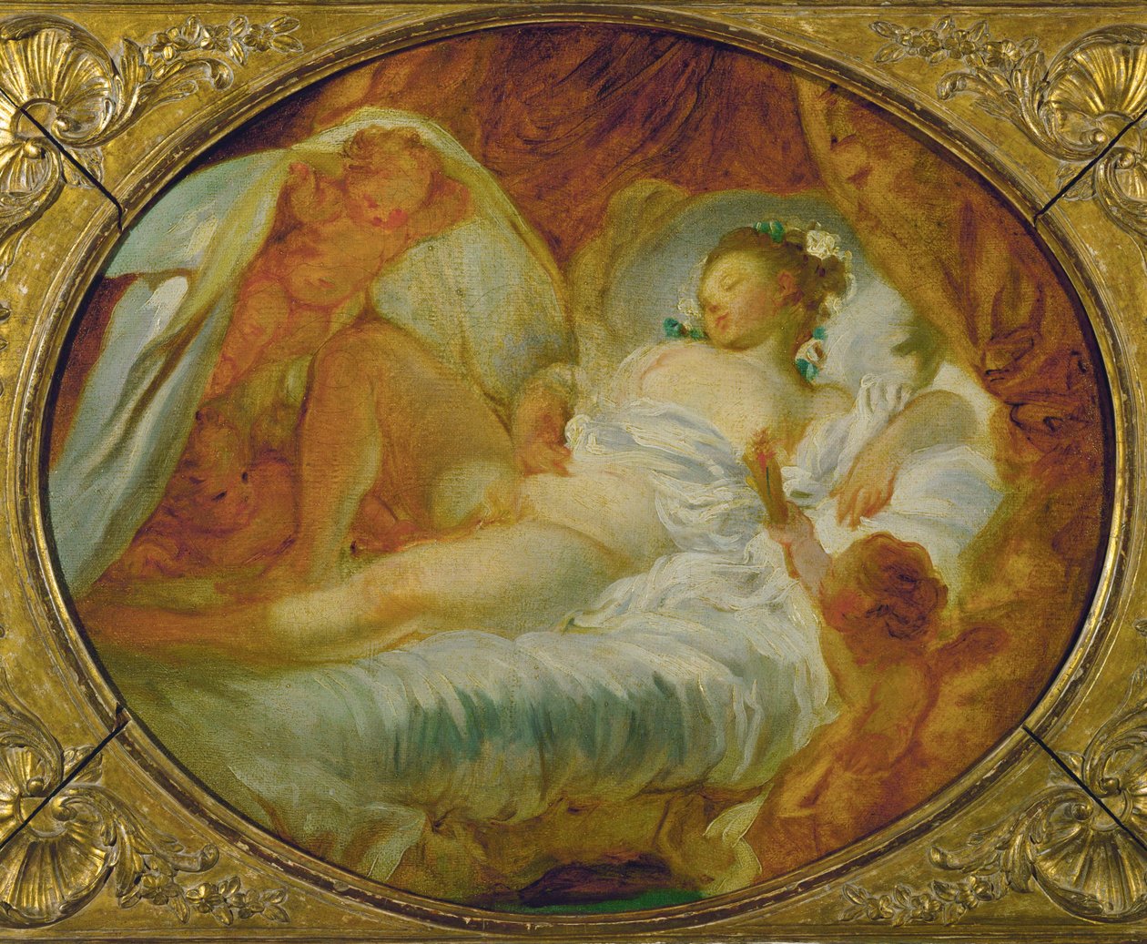 En krudttønde ... af Jean Honore Fragonard