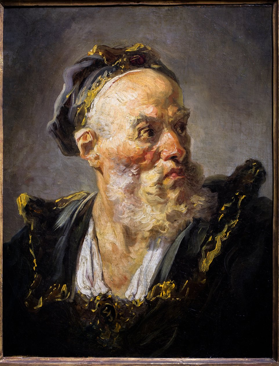 Gammel mands hoved af Jean Honore Fragonard