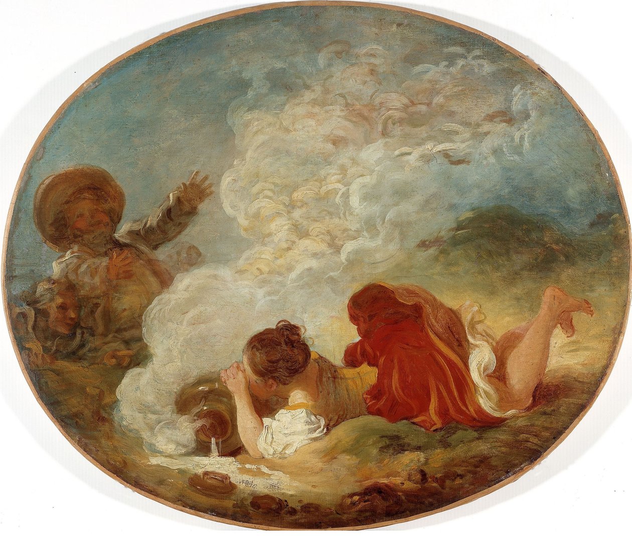 Perrette und der Milchtopf af Jean-Honore Fragonard