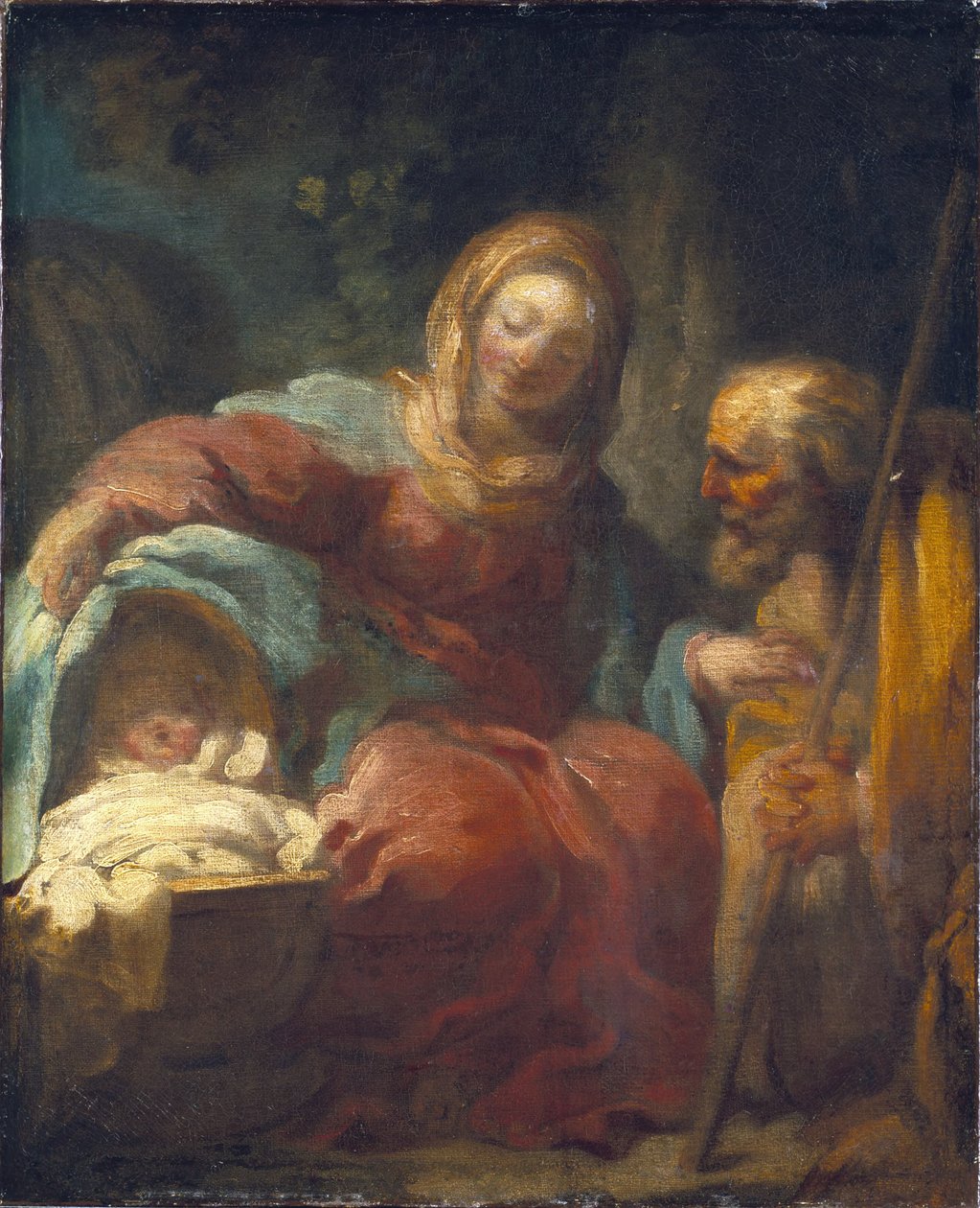 Die Rast auf der Flucht nach Ägypten af Jean-Honore Fragonard