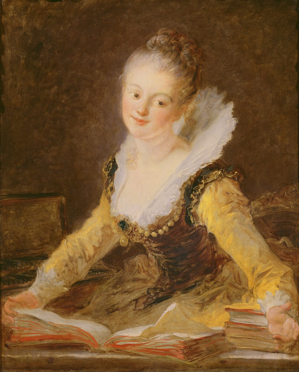 The Study, or The Song, ca. 1769 (olie på lærred) af Jean Honore Fragonard