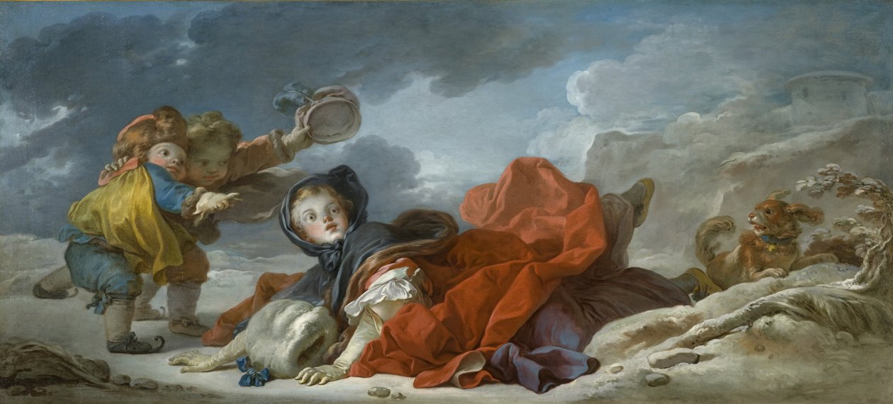 Winter af Jean-Honore Fragonard