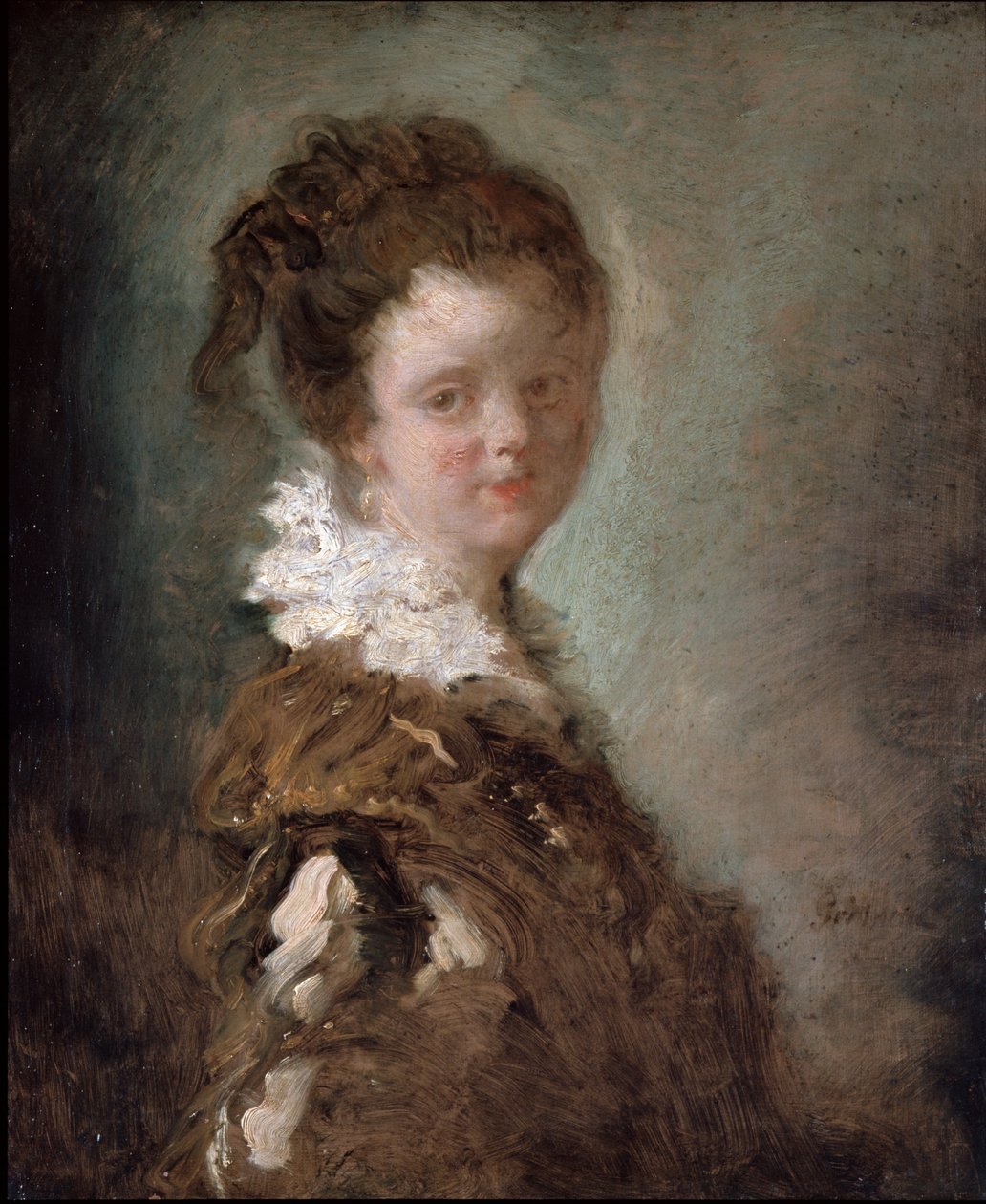 Ung kvinde af Jean-Honore Fragonard