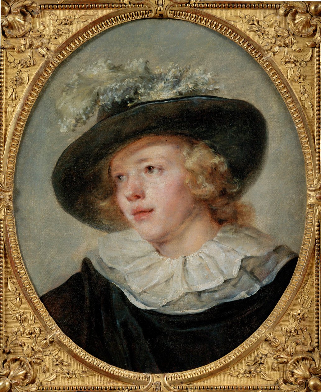 Portræt af en ung mand af Jean-Honore Fragonard