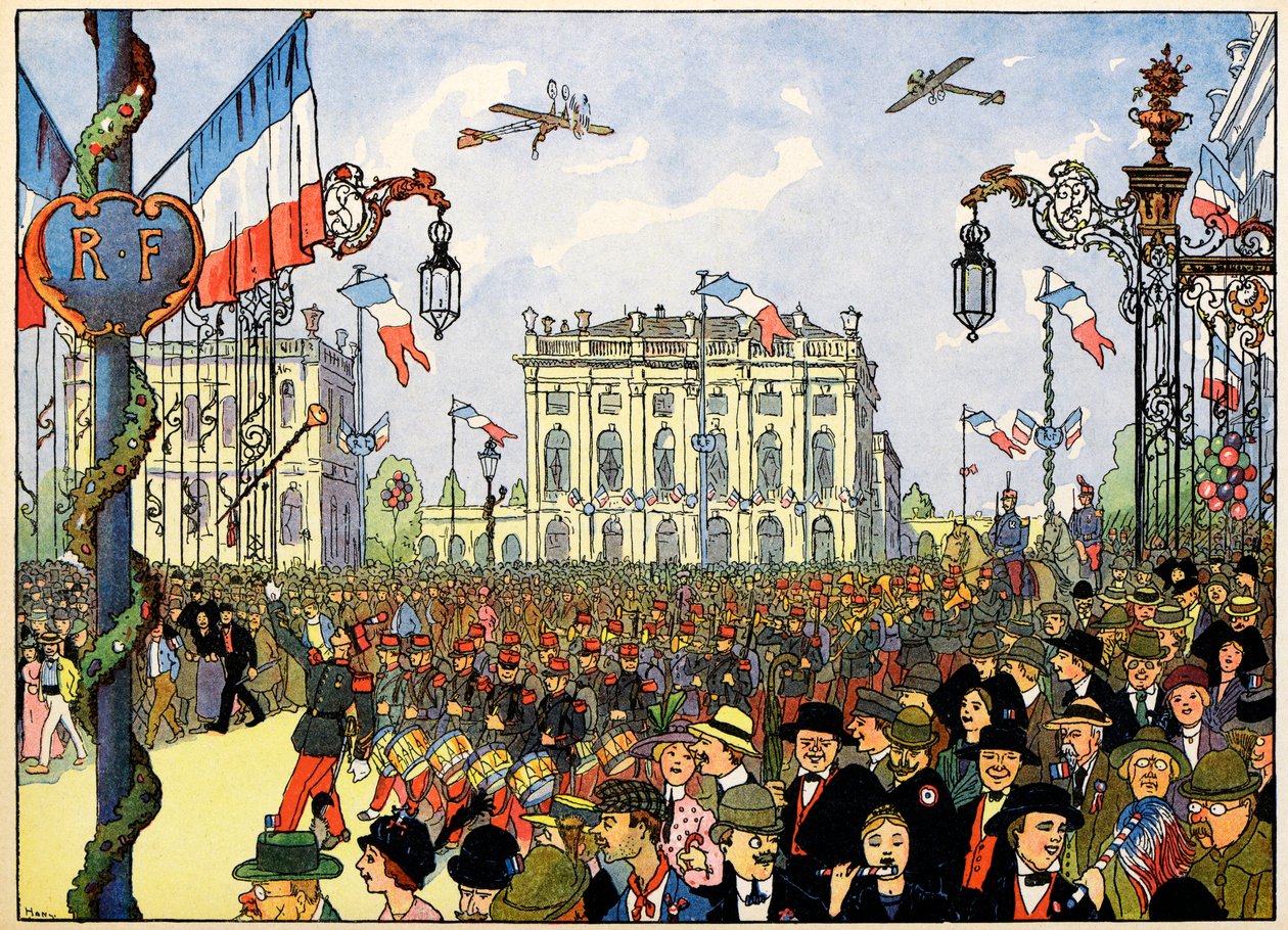 Min landsby, dem der ikke glemmer: 14. juli af Jean Jacques (1873 1951) Waltz