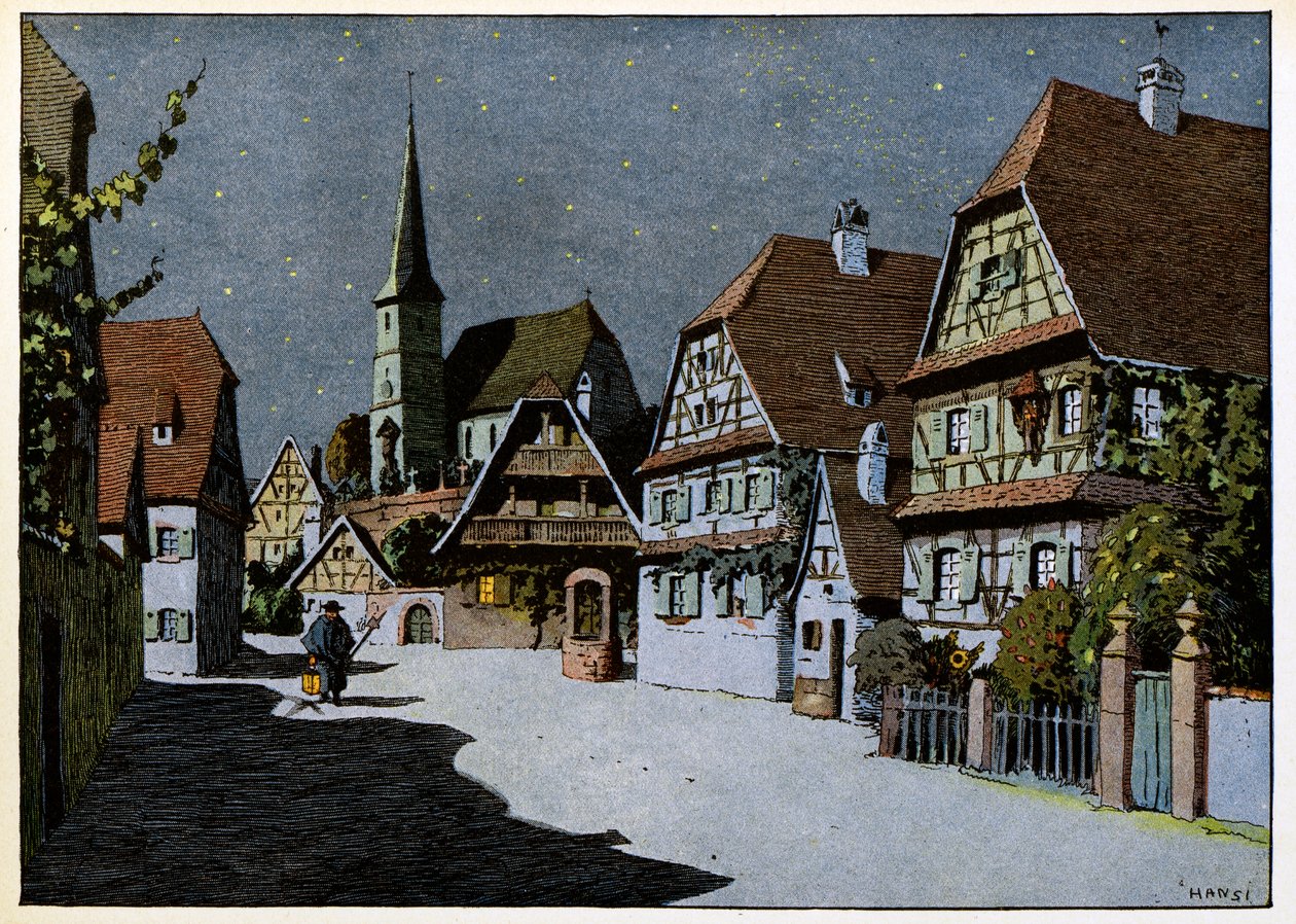 Min landsby, dem, der ikke glemmer: Natten af Jean Jacques (1873 1951) Waltz