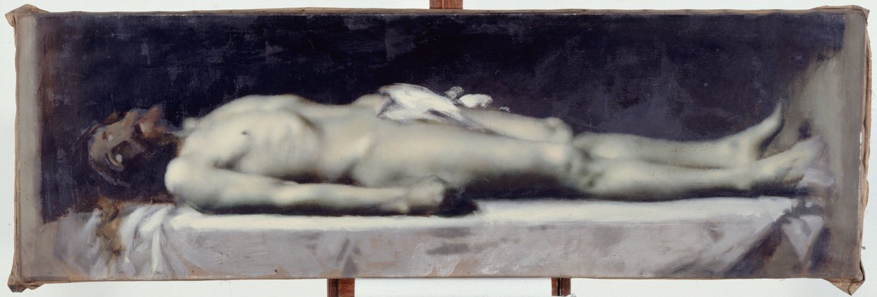 Kristus ved graven, ca. 1899 (olie på lærred) af Jean Jacques Henner