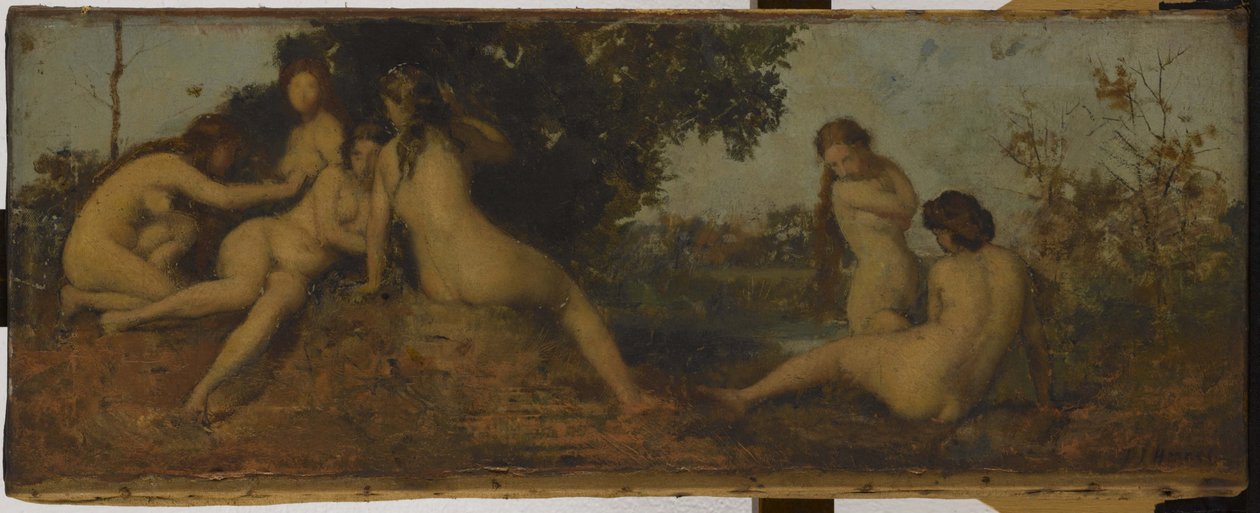 Naiader, mellem 1873 og 1877 (olie på lærred) af Jean Jacques Henner