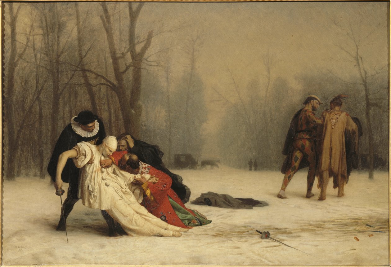 Efter en maskeret bold af Jean Leon Gerome