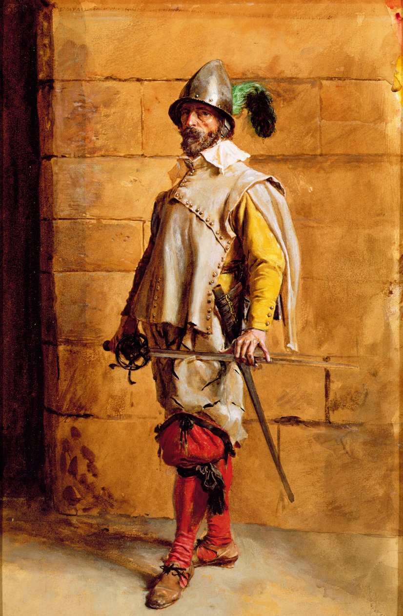 Cavalieren, Portræt af kunstneren, 1872 af Jean-Louis Ernest Meissonier