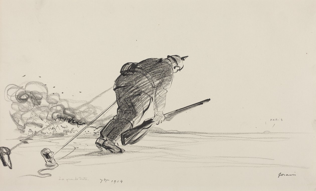 7me 1914, ca. 1914-1919 (tuschtegning) af Jean-Louis & Caran D