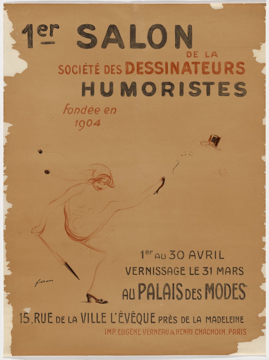 1er Salon des Humoristes, Palais des Modes af Jean-Louis Forain