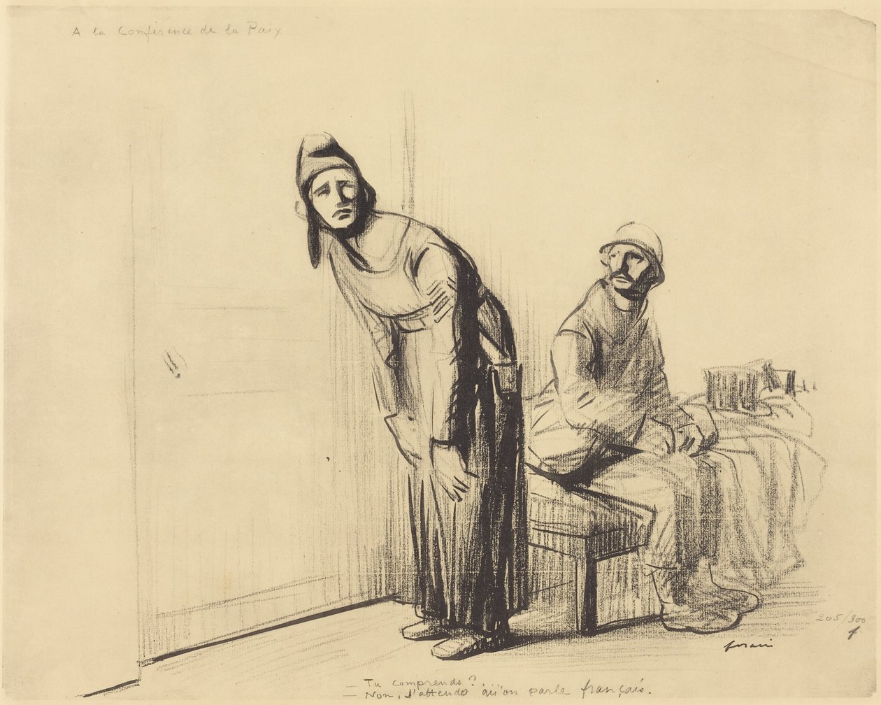På fredskonferencen af Jean-Louis Forain