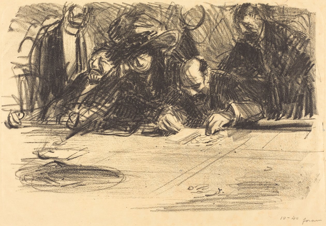 Ved spillebordet af Jean-Louis Forain