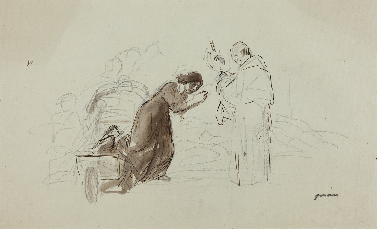 Velsignelse i Lourdes af Jean-Louis Forain