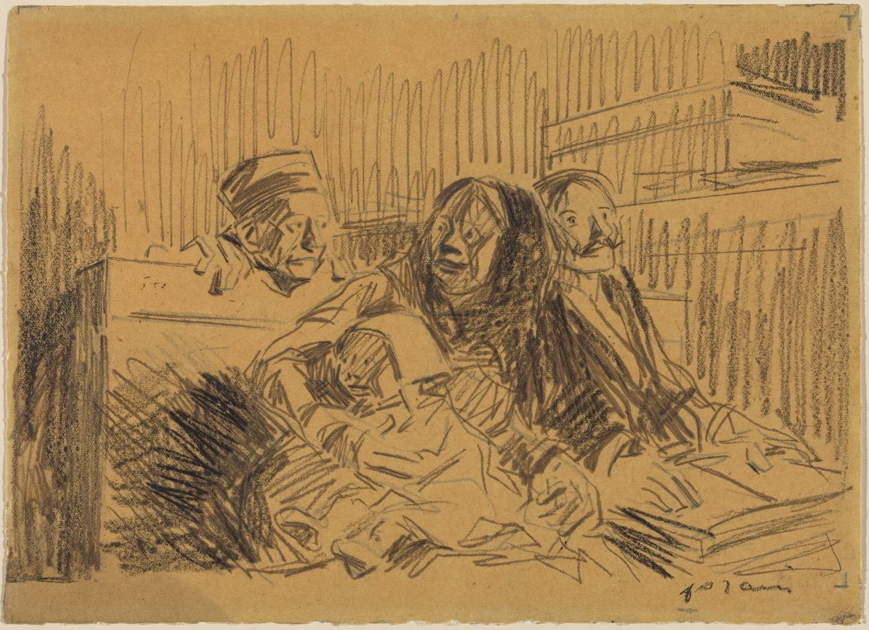 Verteidiger und Angeklagter af Jean-Louis Forain