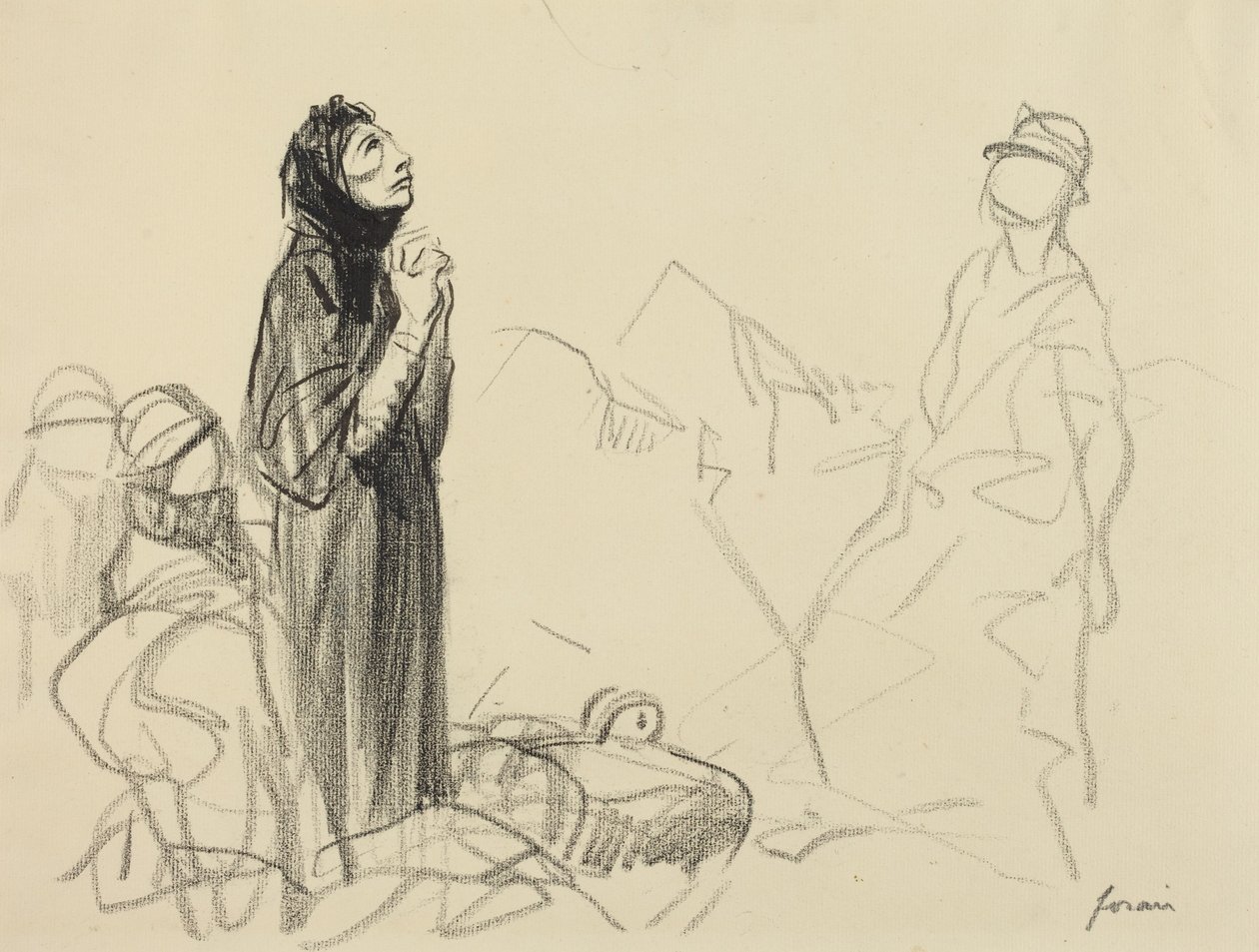Under våbenstilstanden af Jean-Louis Forain